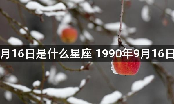 1990年9月16日是什么星座 1990年9月16日是啥星座