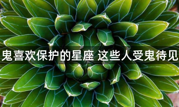 鬼喜欢保护的星座 这些人受鬼待见