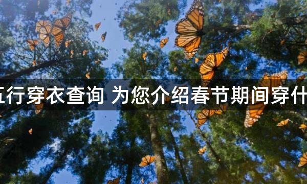 2023年春节五行穿衣查询 为您介绍春节期间穿什么颜色衣服好