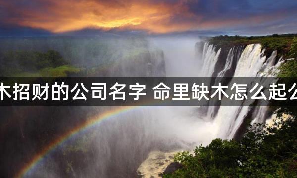 五行缺木招财的公司名字 命里缺木怎么起公司名字