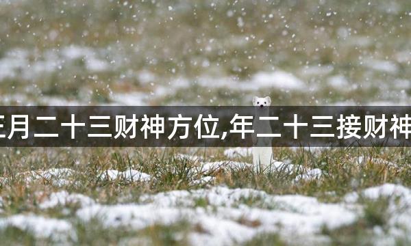 2023年正月二十三财神方位,年二十三接财神大吉方位