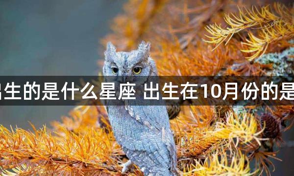 10月份出生的是什么星座 出生在10月份的是哪个星座