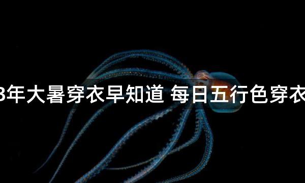 2023年大暑穿衣早知道 每日五行色穿衣指南