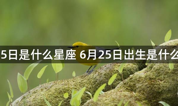 6月25日是什么星座 6月25日出生是什么星座