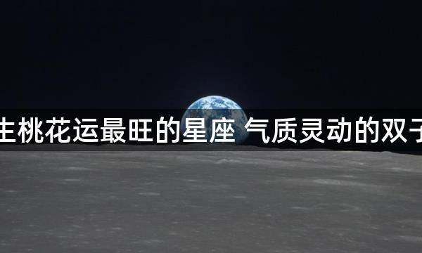 一生桃花运最旺的星座 气质灵动的双子座