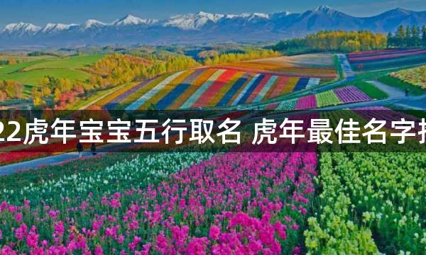 2022虎年宝宝五行取名 虎年最佳名字推荐