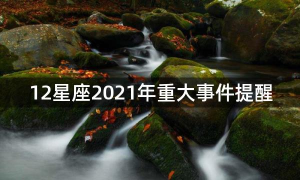 12星座2021年重大事件提醒