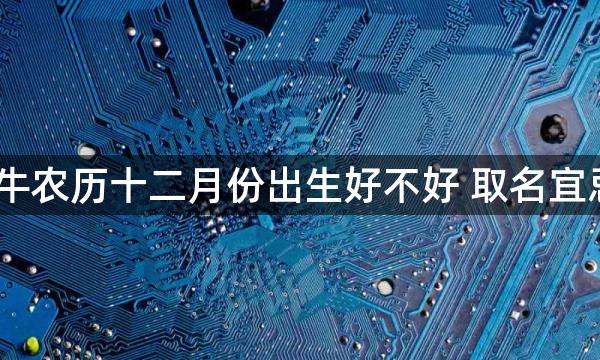 2021年属牛农历十二月份出生好不好 取名宜忌用字大全