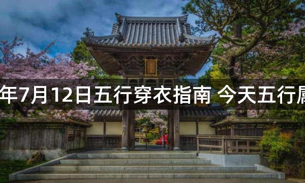 2023年7月12日五行穿衣指南 今天五行属什么