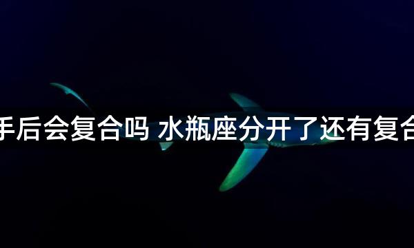 水瓶男分手后会复合吗 水瓶座分开了还有复合的可能吗