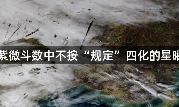 紫微斗数中不按“规定”四化的星曜