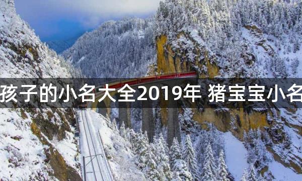 孩子的小名大全2019年 猪宝宝小名