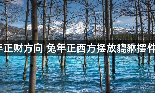 2023年正财方向 兔年正西方摆放貔貅摆件可旺财