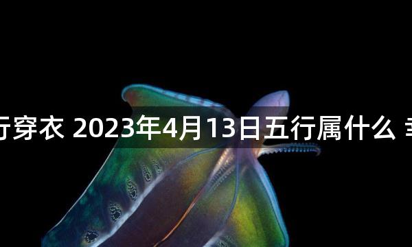 每天五行穿衣 2023年4月13日五行属什么 幸运颜色