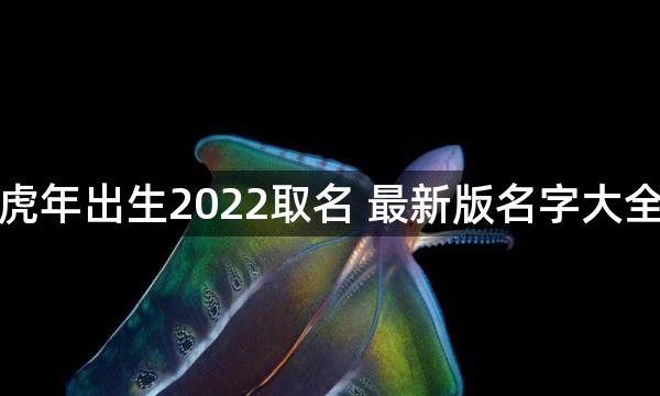 虎年出生2022取名 最新版名字大全