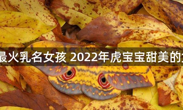 2022虎宝宝最火乳名女孩 2022年虎宝宝甜美的女孩乳名精选